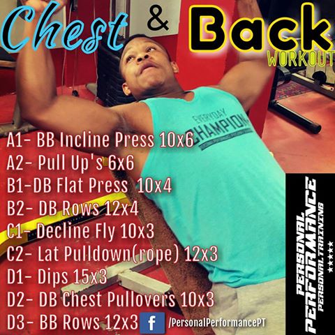 Chest & Back Workout